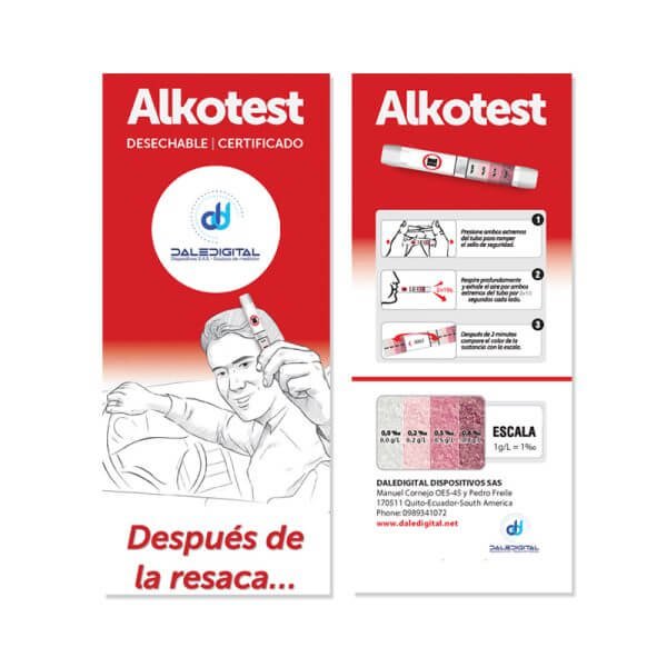 Alcoholímetro Test and Drive